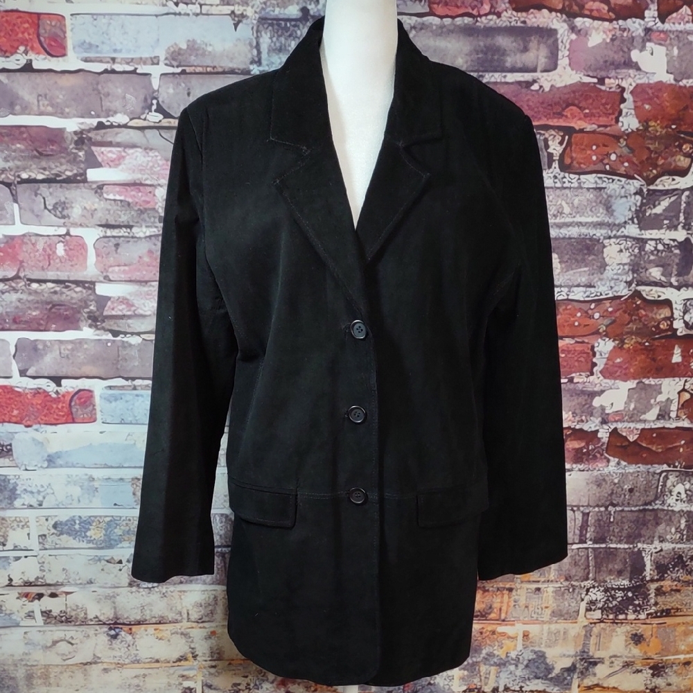 Margaret Godfrey 3/4 Length Suede Jacket